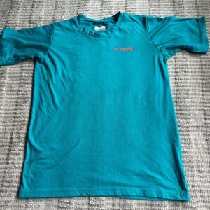Columbia Kids Teal Short-Sleeve Logo Tee